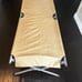 Ozark Trail Camping Cot Twin Size 6ftx2ft Tan/Beige W/ Carrying Bag - Clean