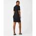 NWT Spanx Faux Suede Column V-Neck Short Sleeve Dress Black XL