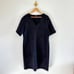 NWT Spanx Faux Suede Column V-Neck Short Sleeve Dress Black XL