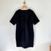 NWT Spanx Faux Suede Column V-Neck Short Sleeve Dress Black XL