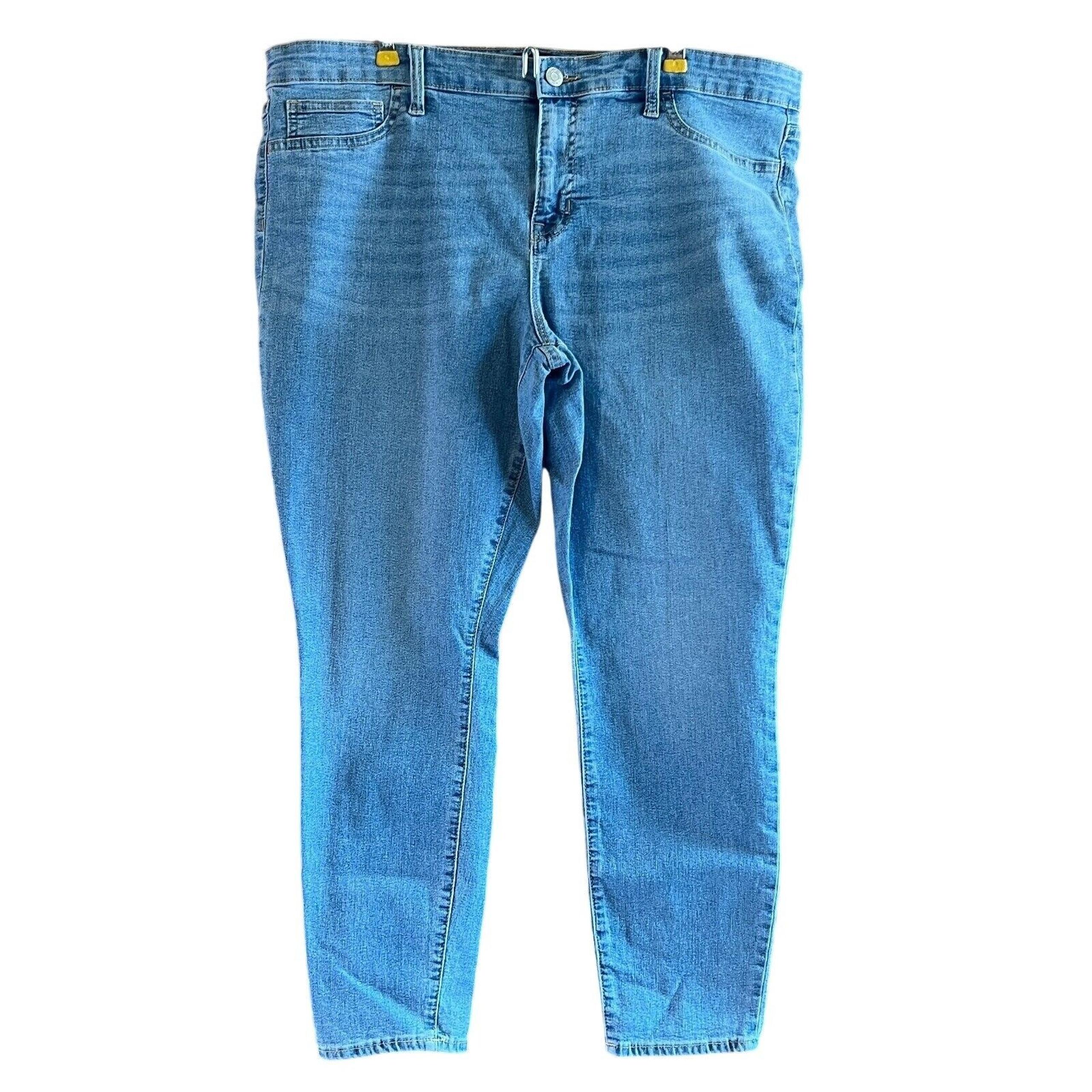 Gap Favorite Jeggings Denim Jeans Light Wash Comfort Stretch Womens Size 16/33