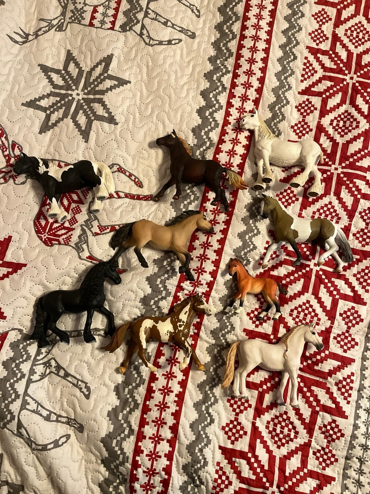 Schleich lot of 9