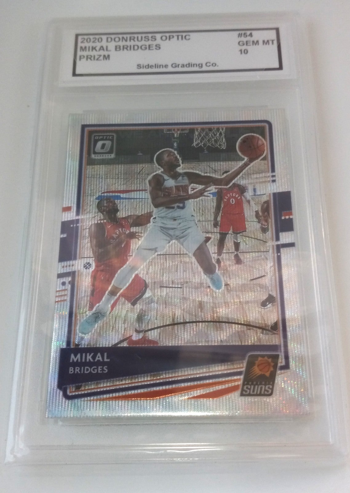 Mikal Bridges, Chris paul , Devin booker 2020 Graded gem 10 3x slabs