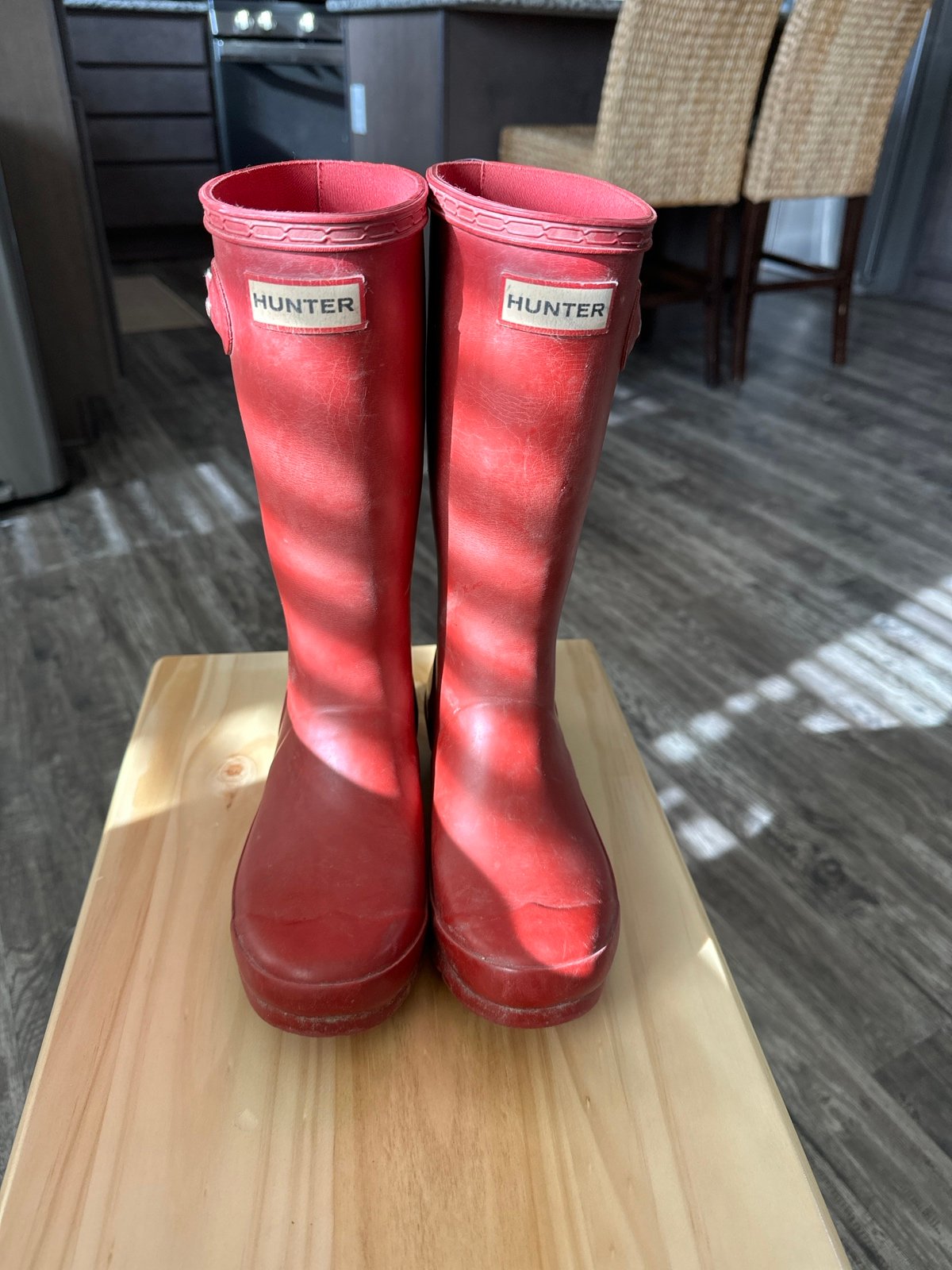 Hunter boots kids size 4.5