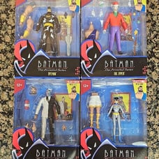 McFarlane Toys Batman Animated Series Maxie Zeus BAF 4x Set Joker Action Figure