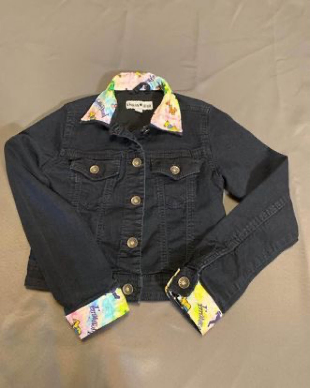Girls Grateful Dead denim jacket