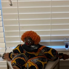 Handcrafted one of a kind clown doll