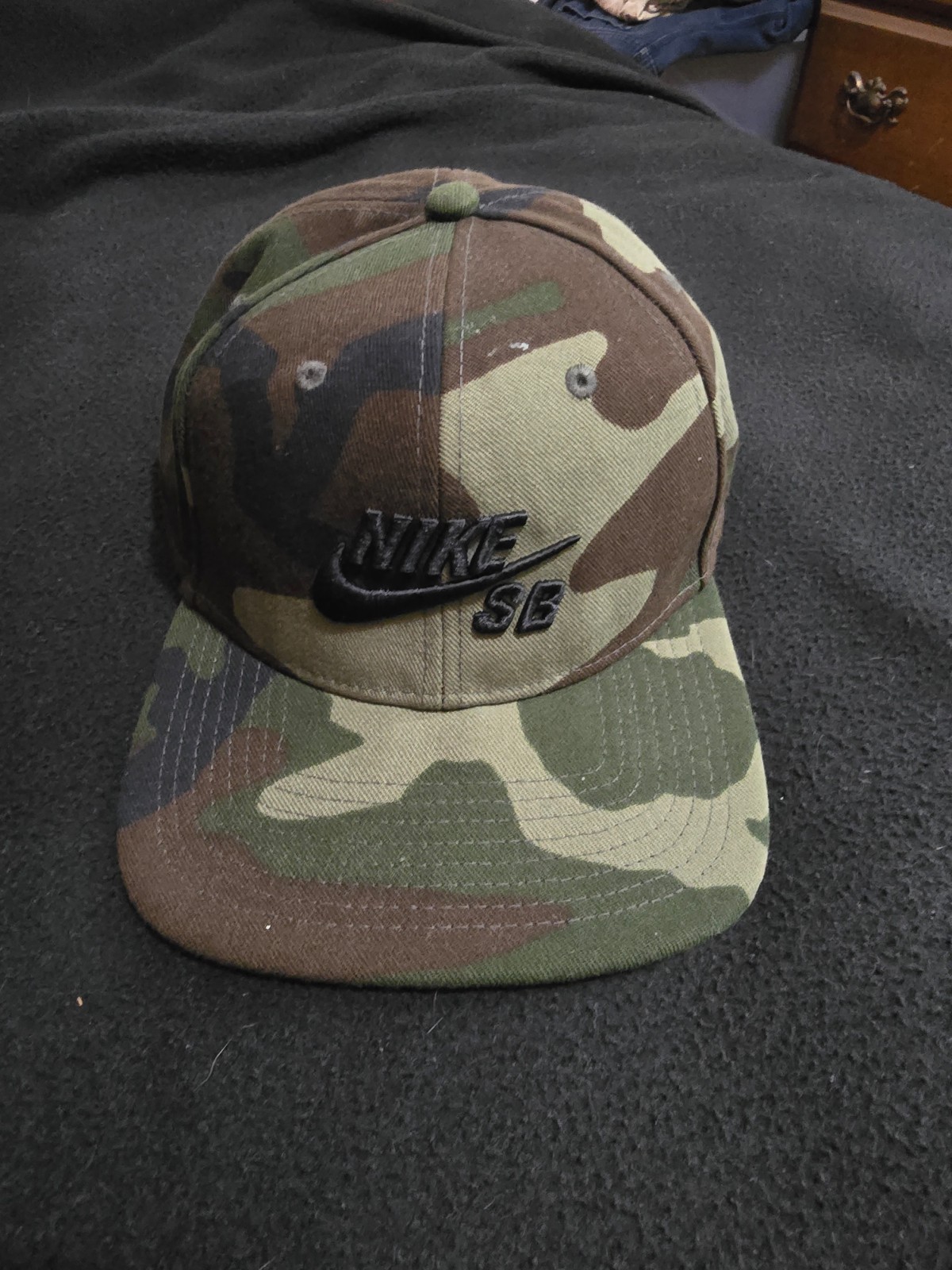 Camo Nike SB Snapback Hat