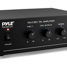 Pyle Compact Mini Home Power Amplifier - 60W Smart Small Indoor Audio Stereo Rec