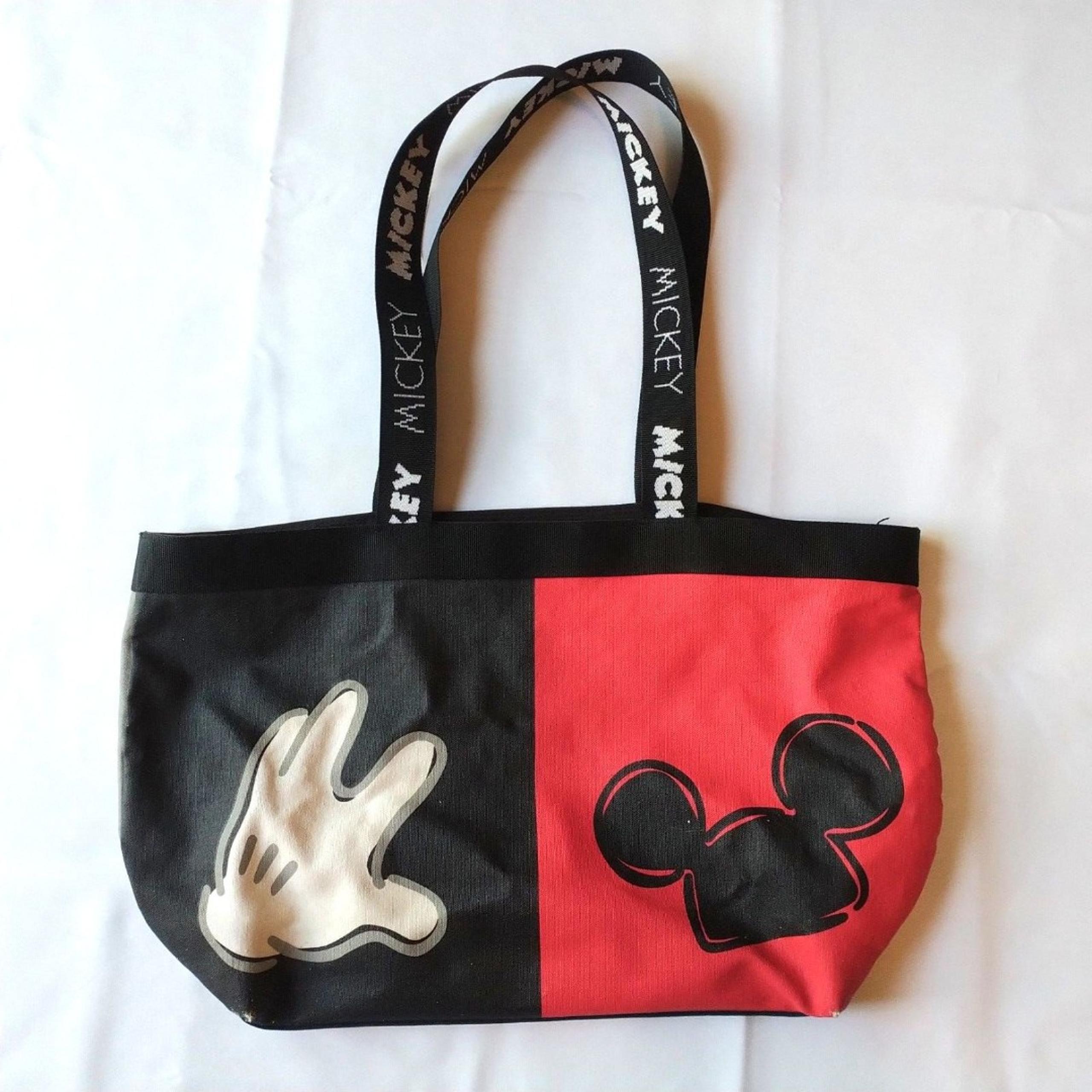 vintage Walt Disney World Mickey Mouse Flat Bottom Tote bag