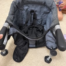 Clip on baby high chair portable