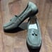 SAS Hope Shoes Women 9M Green Tundra Tassel Loafers Leather Slip On Comfort NWOB