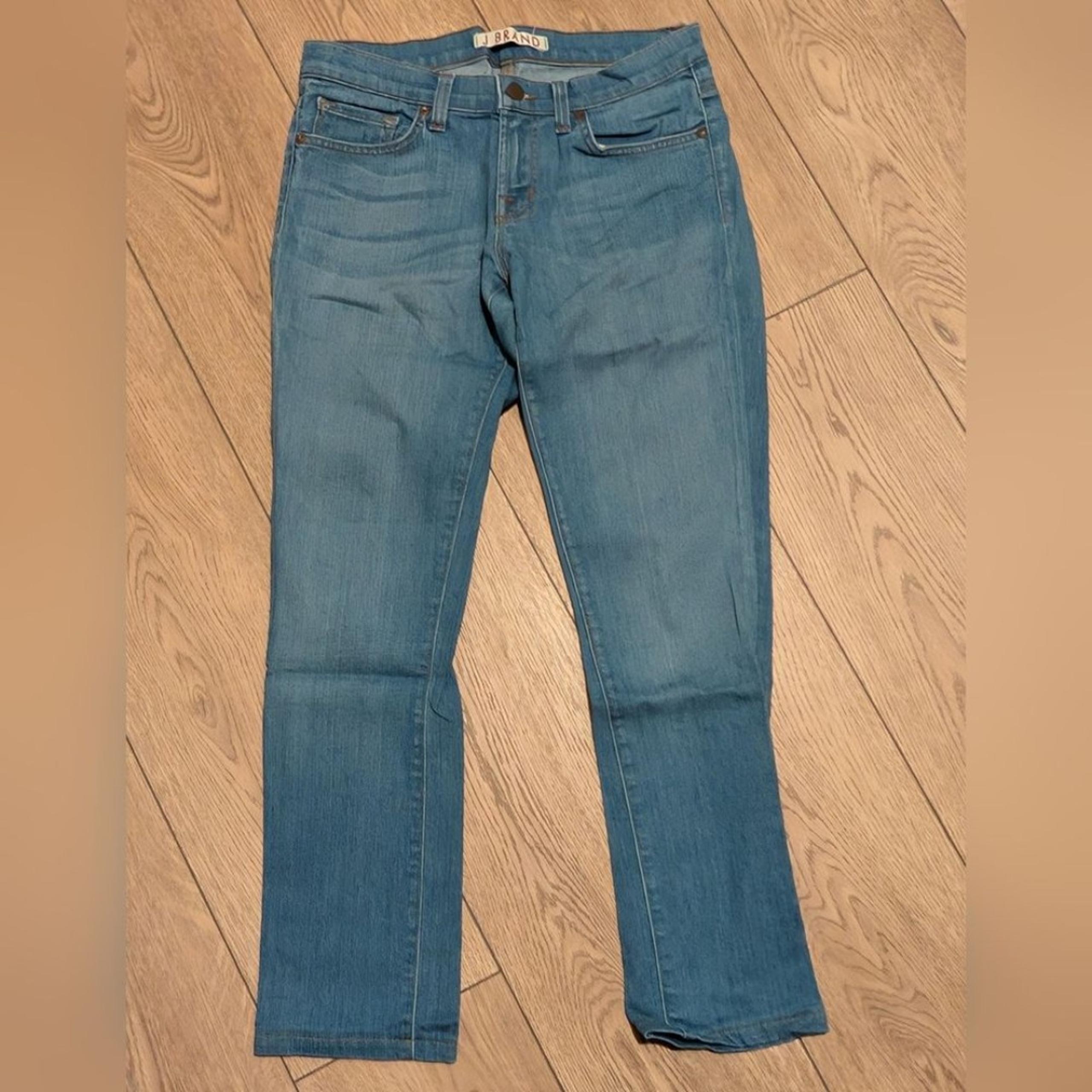 J Brand Womens 27 Jeans Pencil Leg Crop Ankle Premium Denim Pants Made In USA