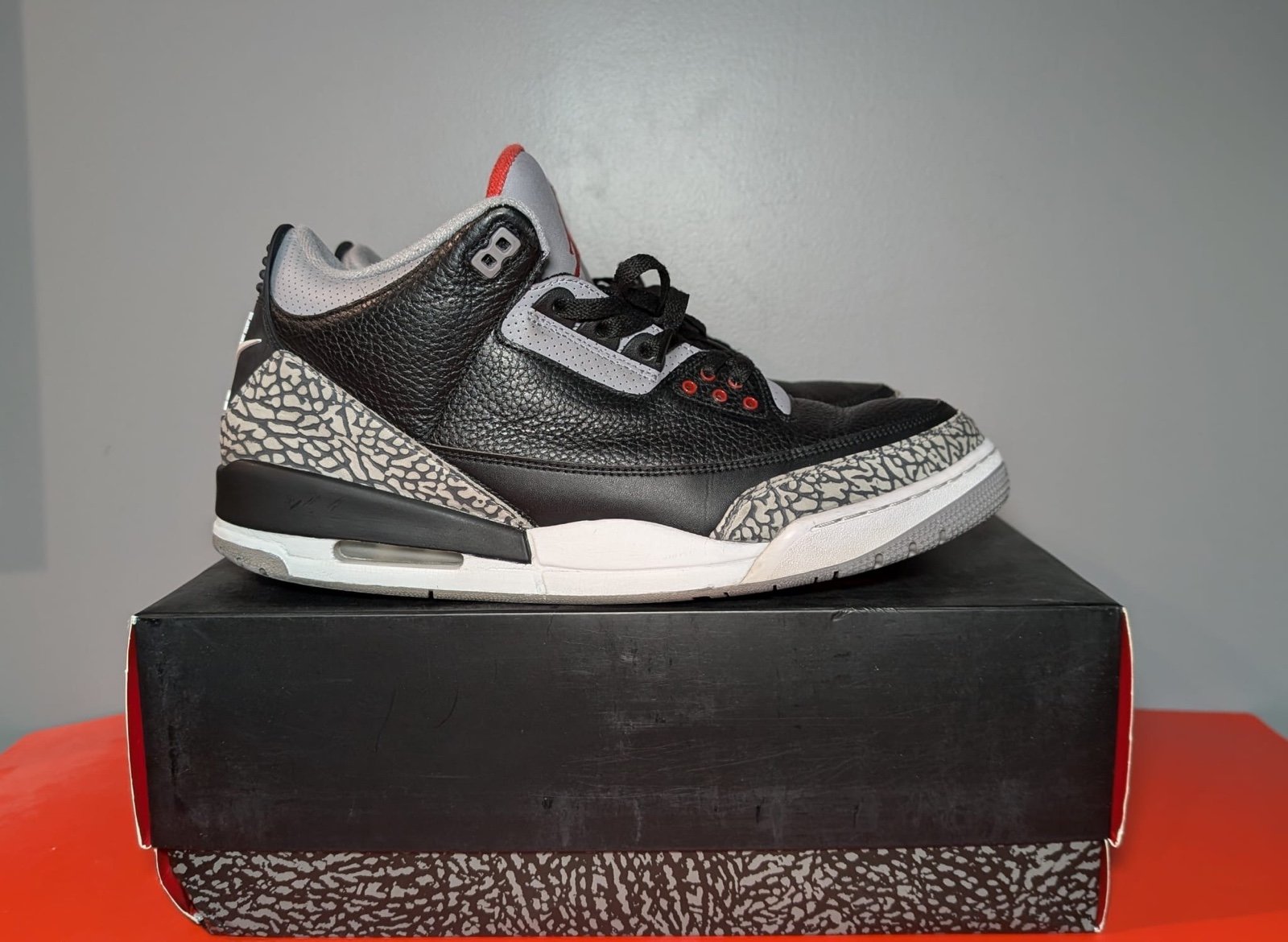 Size 14 - Jordan 3 Retro Black Cement 2018