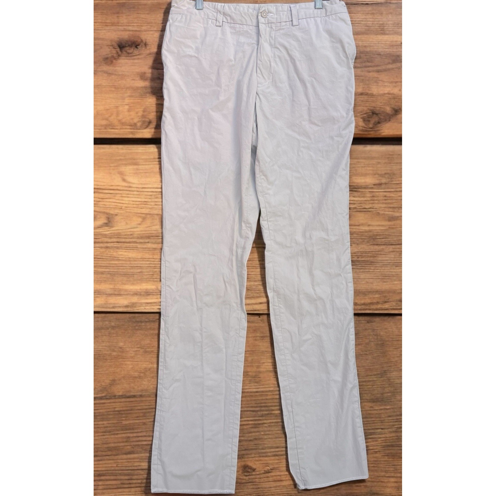 Jack Donnelly M4 Slim Straight Pants Mens 34x36 Made in USA Beige