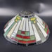 VTG Gorgeous Colorful Geometric Shape Slag Glass Lamp Shade 12 inch Deco Style