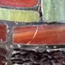 VTG Gorgeous Colorful Geometric Shape Slag Glass Lamp Shade 12 inch Deco Style