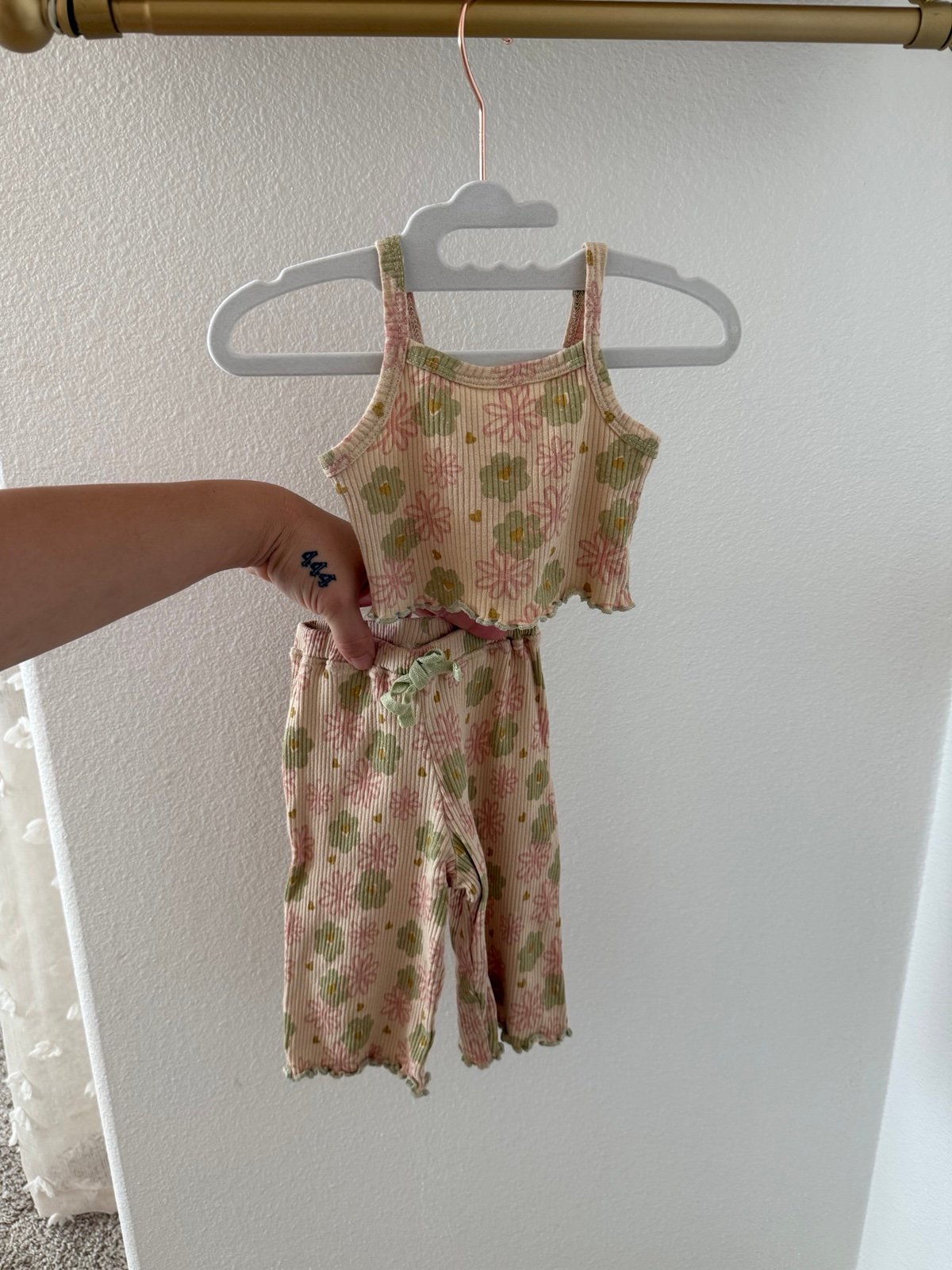 Wild Wawa 2 Piece Ribbed Set
