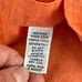Polo Ralph Lauren Shirt Men Large Orange Linen Silk Dragon Asian Graphics Safari