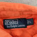Polo Ralph Lauren Shirt Men Large Orange Linen Silk Dragon Asian Graphics Safari