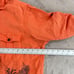 Polo Ralph Lauren Shirt Men Large Orange Linen Silk Dragon Asian Graphics Safari