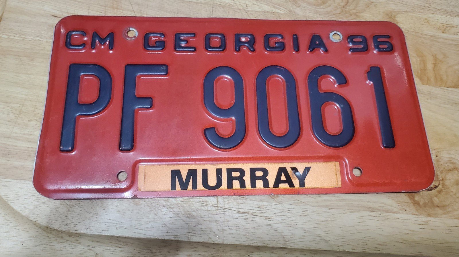 Vintage georgia License Plate