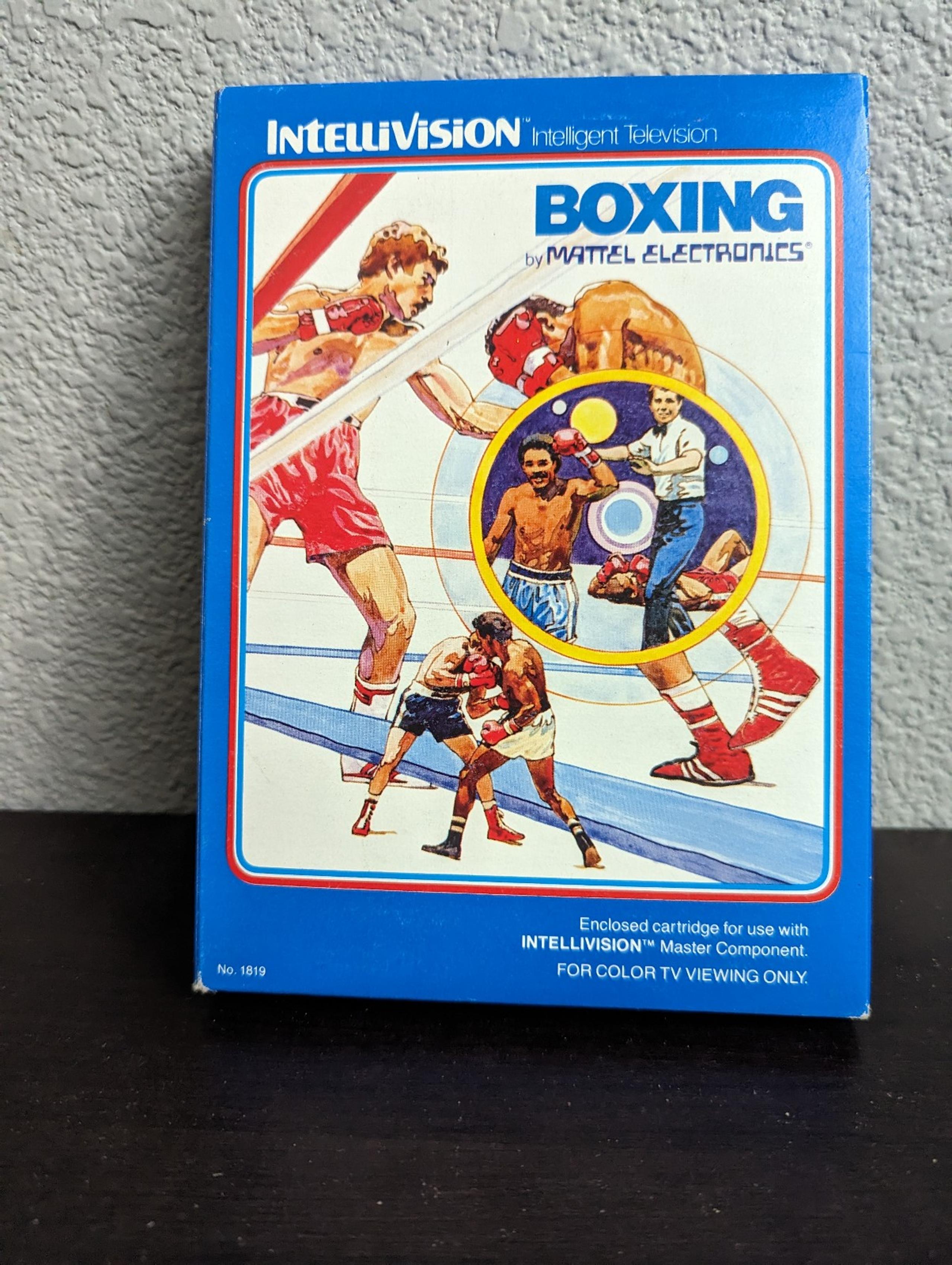 Vintage - Mattel Intellivision Video Game - Boxing