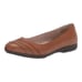 CLIFFS By White Mountain Women's Clara Cognac Slip On Flats Shoes Size 8