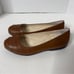CLIFFS By White Mountain Women's Clara Cognac Slip On Flats Shoes Size 8