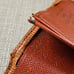 Auth Louis Vuitton Card Holder Yellow Leather Bifold Wallet Purse Made in France
