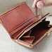 Auth Louis Vuitton Card Holder Yellow Leather Bifold Wallet Purse Made in France