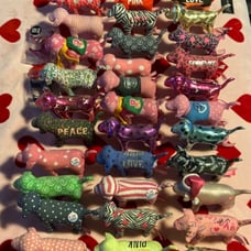 35 pink dogs collection