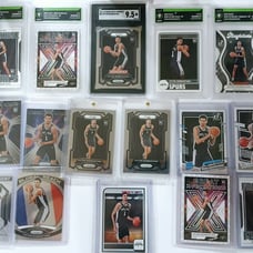 Wemby Lot of 16 Rookie Cards 5 Graded & 11 Raw MINT Cards