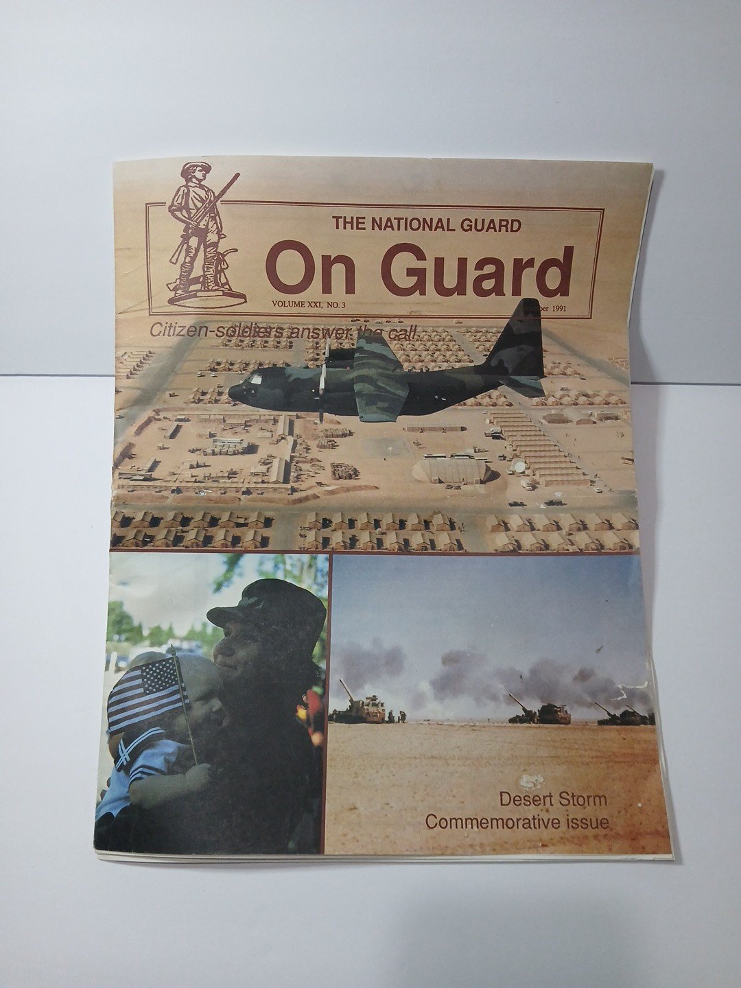 The National Guard ON GUARD Desert Storm Commemorative Issue Dec 1991 Newspaper