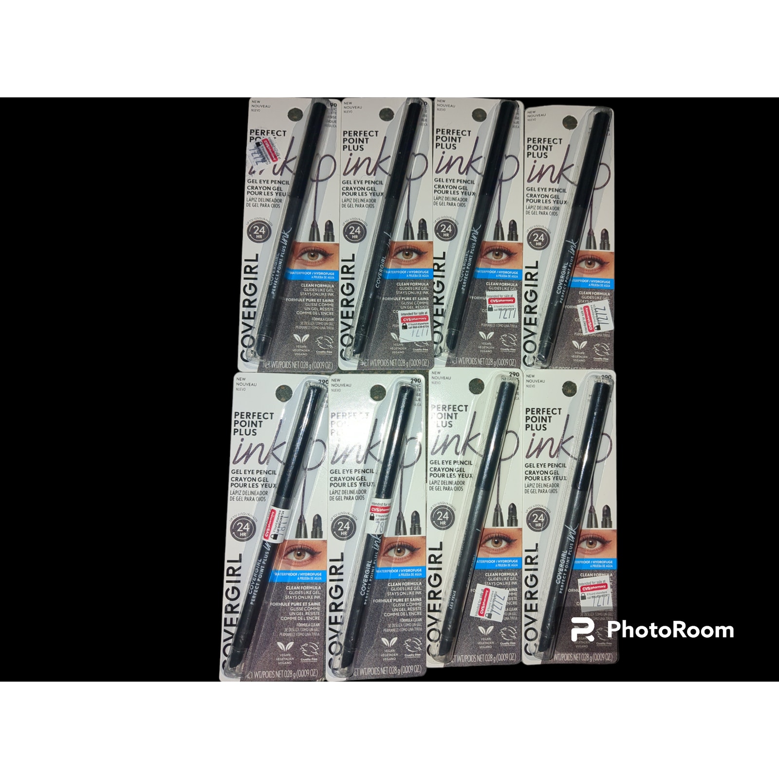 8 #290 covergirl metallic waterproof perfect point plus ink gel eyeliner #335