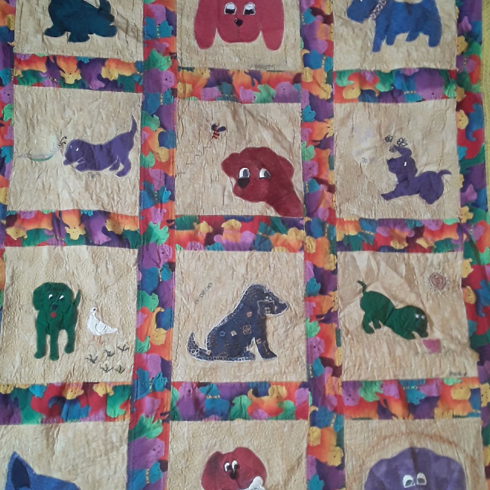 Baby clifford quilt
