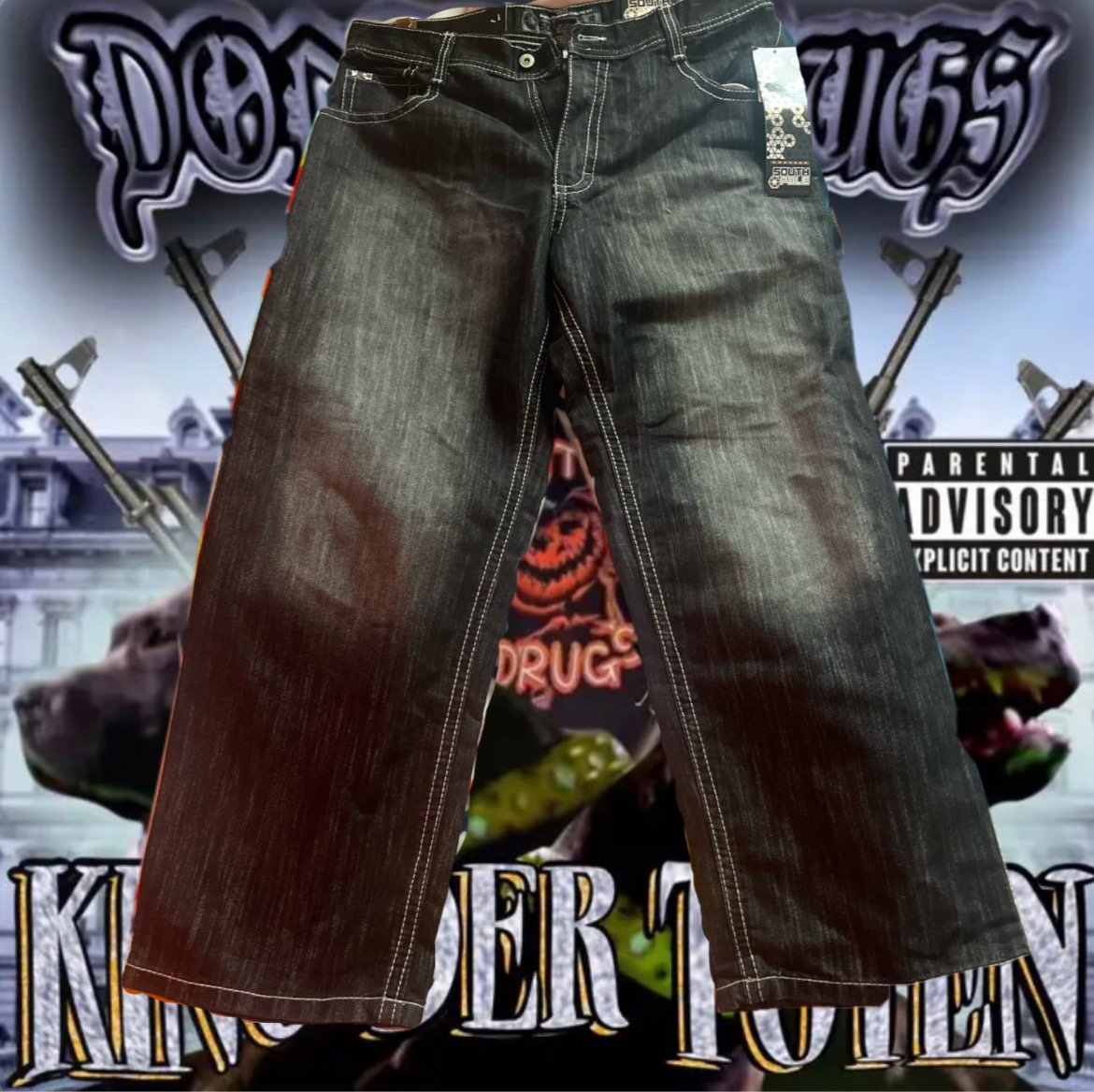 crazy rare southpoles jeans