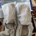 nstock Clog Latte Cream Suede Leather Size Eur 39 Sandals weite narrow fit