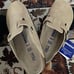 nstock Clog Latte Cream Suede Leather Size Eur 39 Sandals weite narrow fit