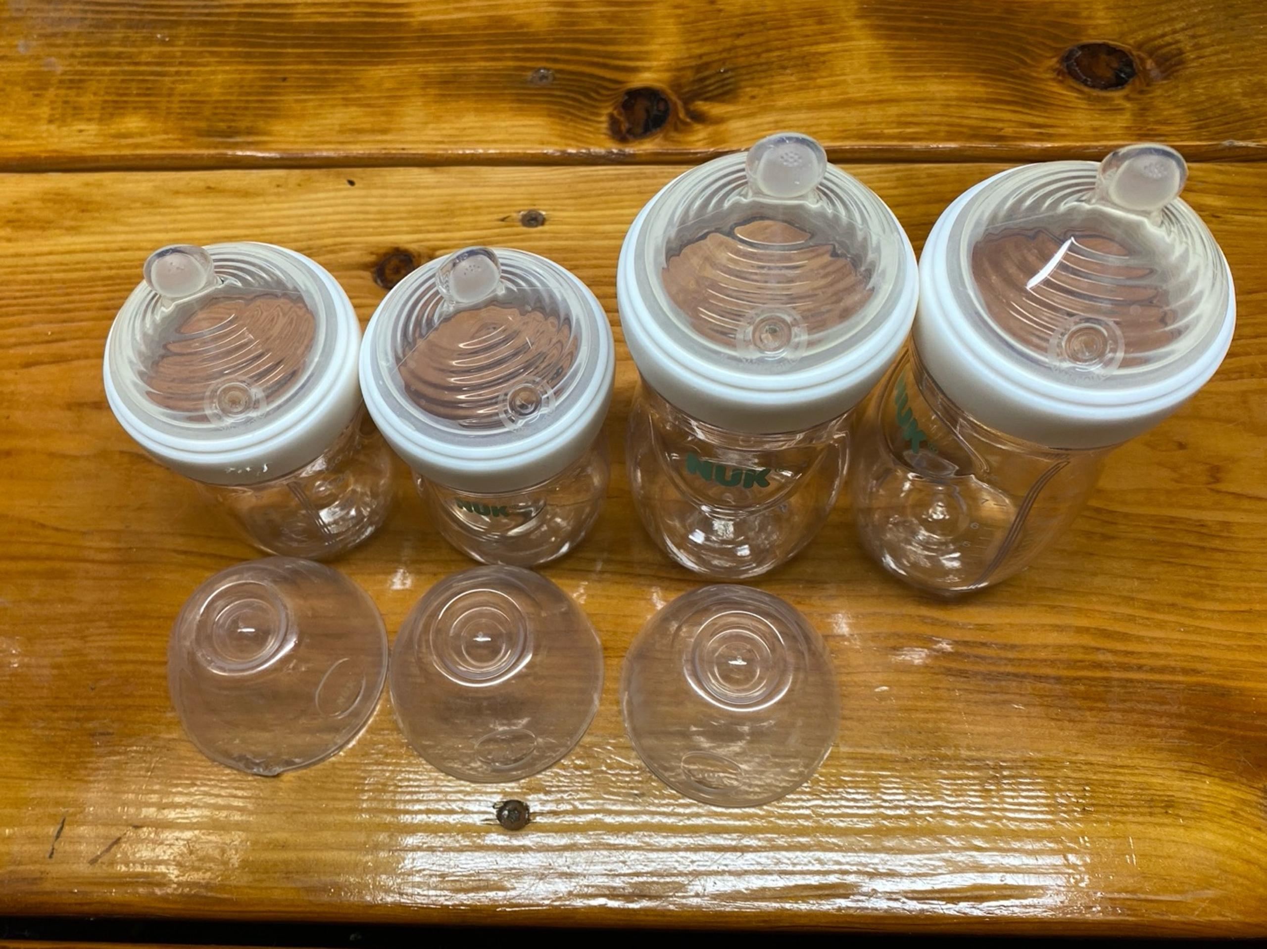 Nuk baby bottles 9 & 5 ounces