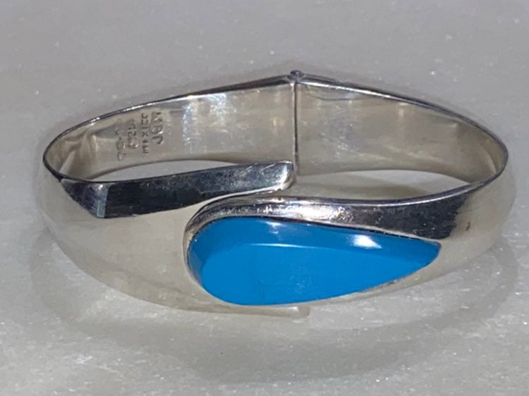 Turq Taxco Silver Clamper 51 GR