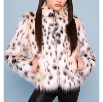 New Girls MIA Faux Fur coat