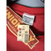Vintage 90s UNIONBAY Mens Size 'Bigger' Red Short Sleeve Stripe Logo T-Shirt NWT