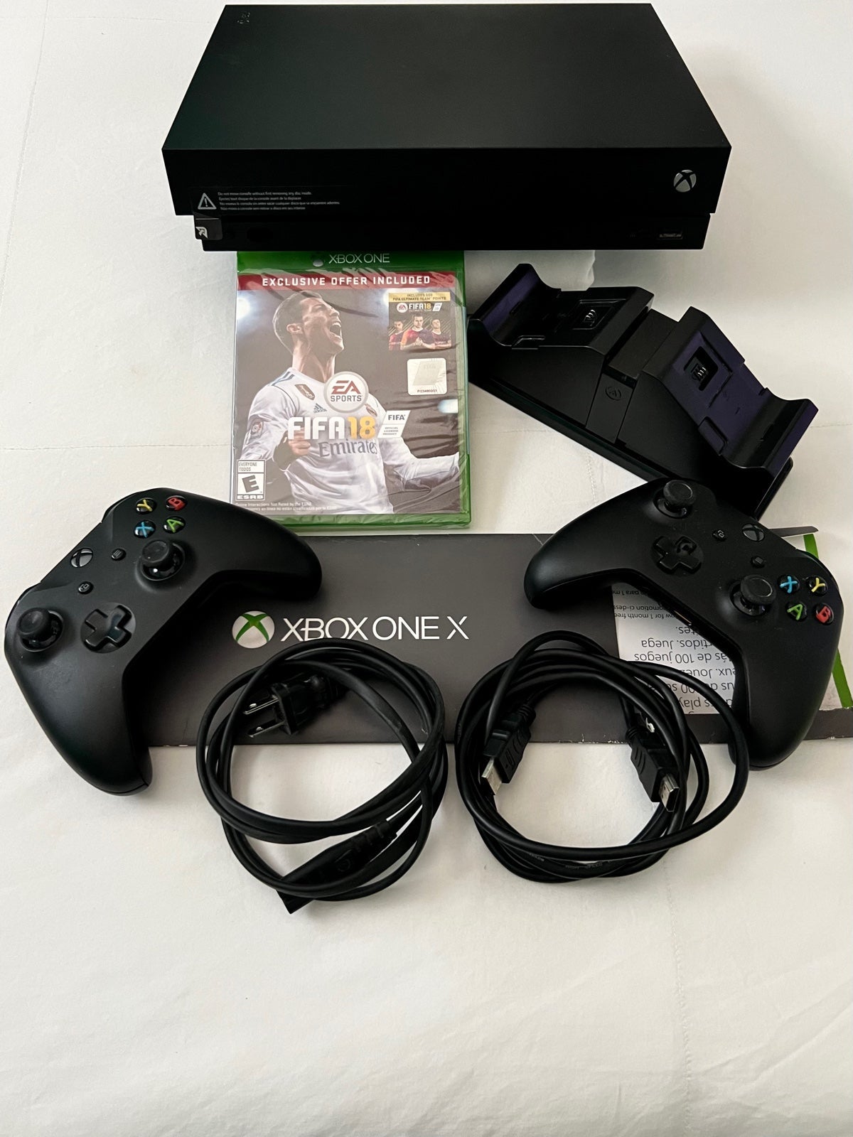 Microsoft Xbox One X Black Console