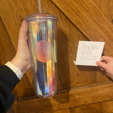 Starbucks iridescent tumbler