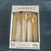 Cambridge 16 Pc Titanium Color Stainless Steel Flatware