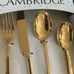 Cambridge 16 Pc Titanium Color Stainless Steel Flatware