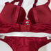VS Very sexy shiny plunge 36C Push Up bra set Panties size M NWOT