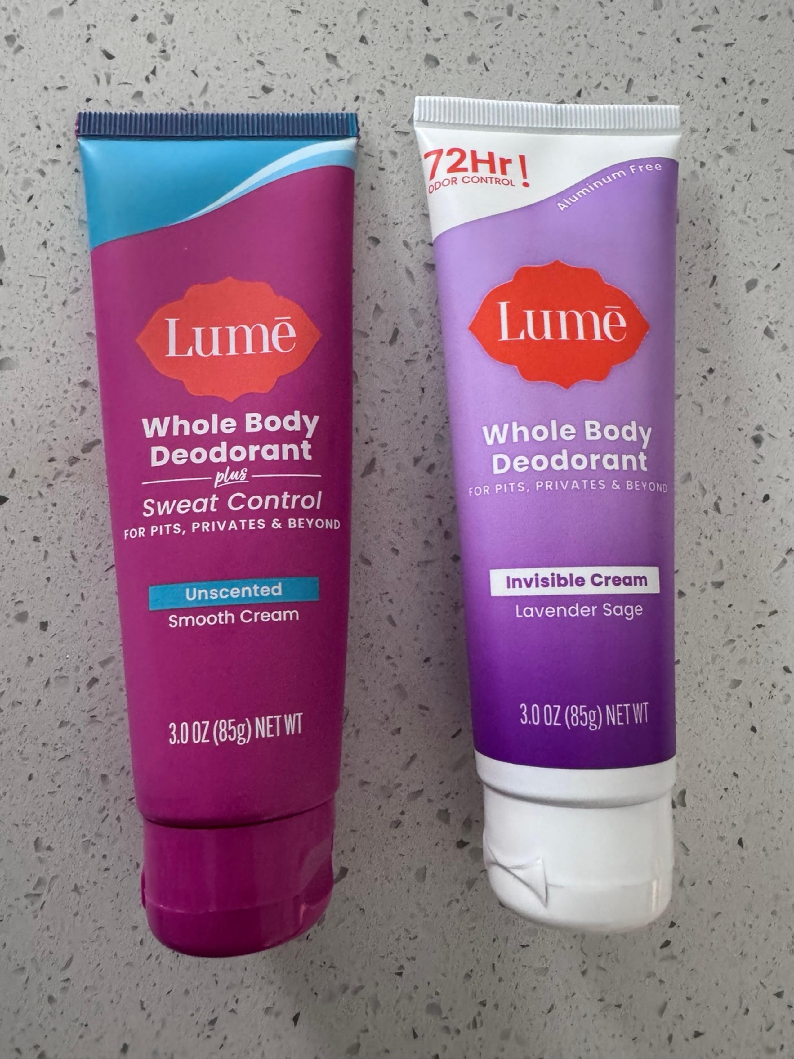 Lume whole body deodorant set of two