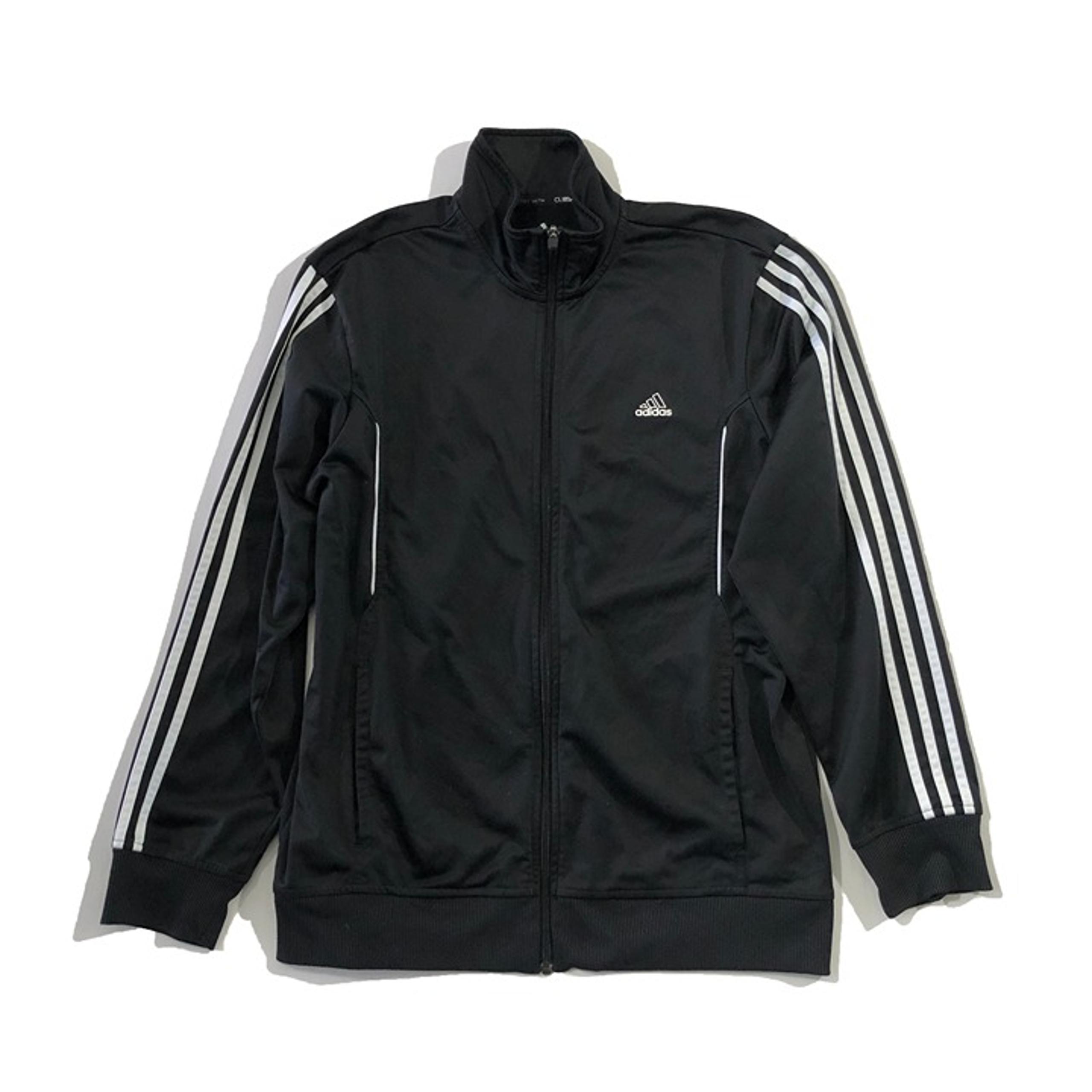 Adidas Climalite Mens Size L Black Full Zip Active Track Jacket